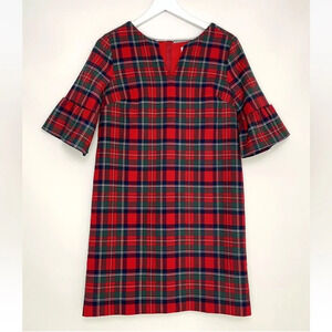 Vineyard Vines Red and Green Plaid Dress